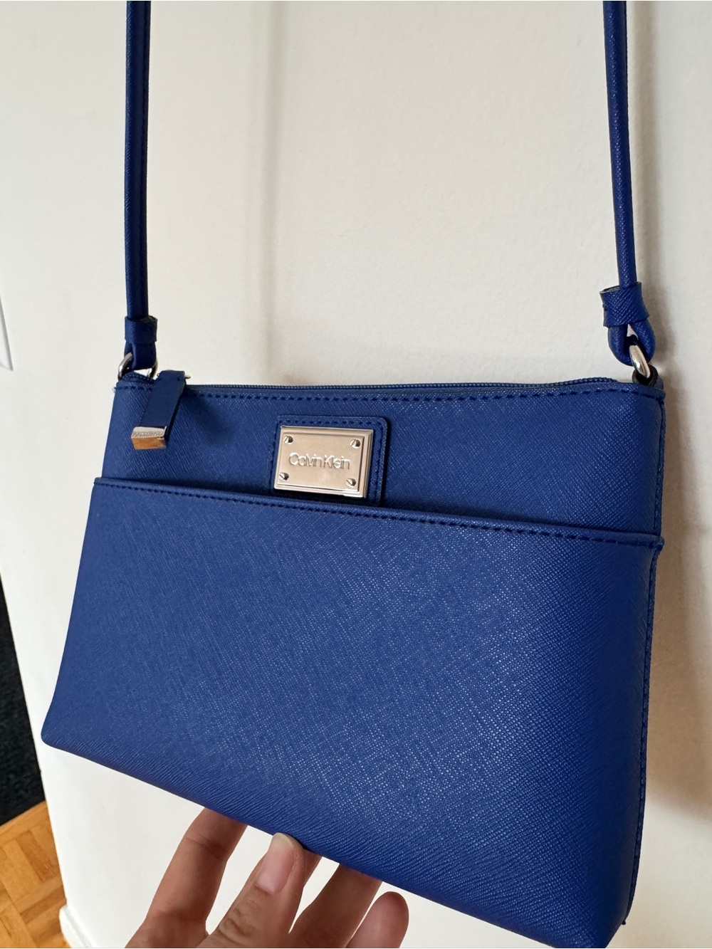 Calvin Klein Royal Blue Dahlia Crossbody shoulder Bag